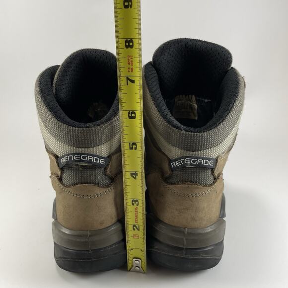 Lowa Renegade GTX Mid Hiking Boots Womens Size 9 Brown Goretex Waterproof - Picture 5 of 11
